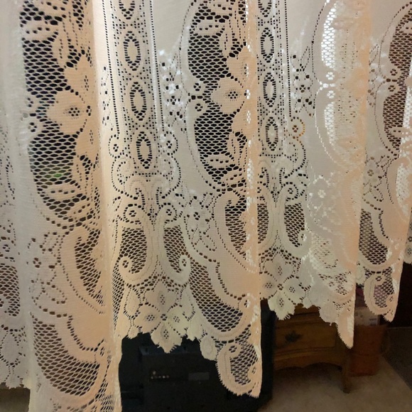 Lace valance curtain-2 - Picture 3 of 12
